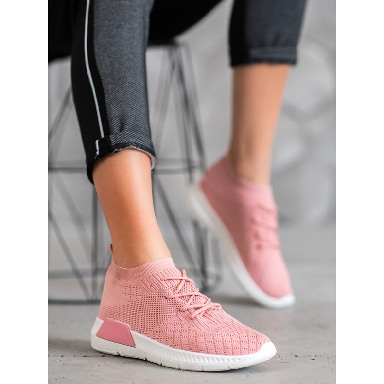 SDS Sportschuhe zum Hineinschlüpfen rosa 2
