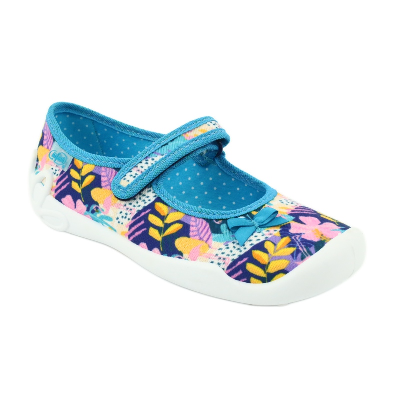 Befado Kinderschuhe 114Y386 blau rosa mehrfarbig 1