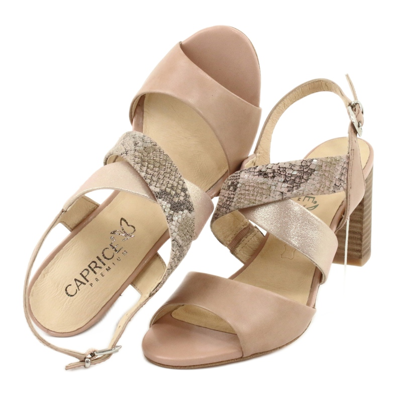 Caprice Damensandalen 28312 beige 5