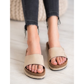 Goodin Modische goldene Hausschuhe 2