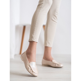 Sergio Leone Loafer mit Holo-Effekt gelb 1