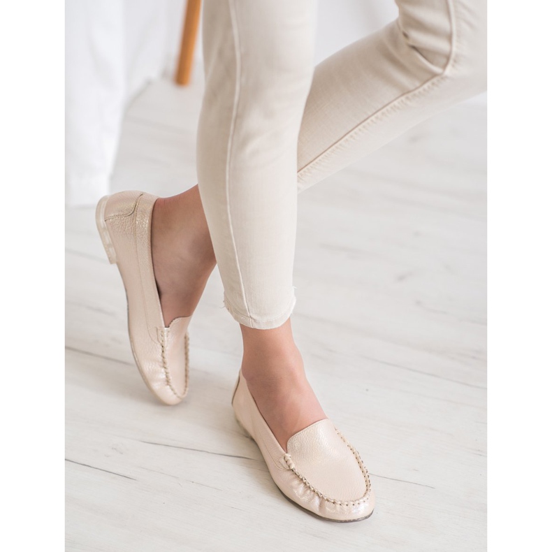 Sergio Leone Loafer mit Holo-Effekt gelb 2