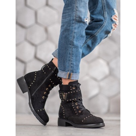 SDS Modische Wildleder-Arbeiter schwarz 2