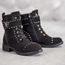 SDS Modische Wildleder-Arbeiter schwarz 1