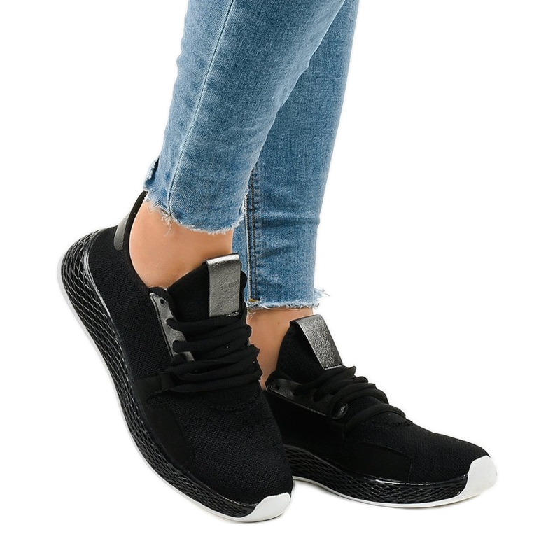 Schwarze Sportschuhe BL20190-SP 1