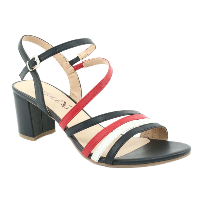 Caprice Sandalen Damenschuhe 28304 weiß rot marineblau 1