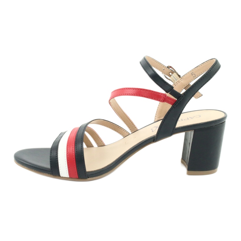 Caprice Sandalen Damenschuhe 28304 weiß rot marineblau 2