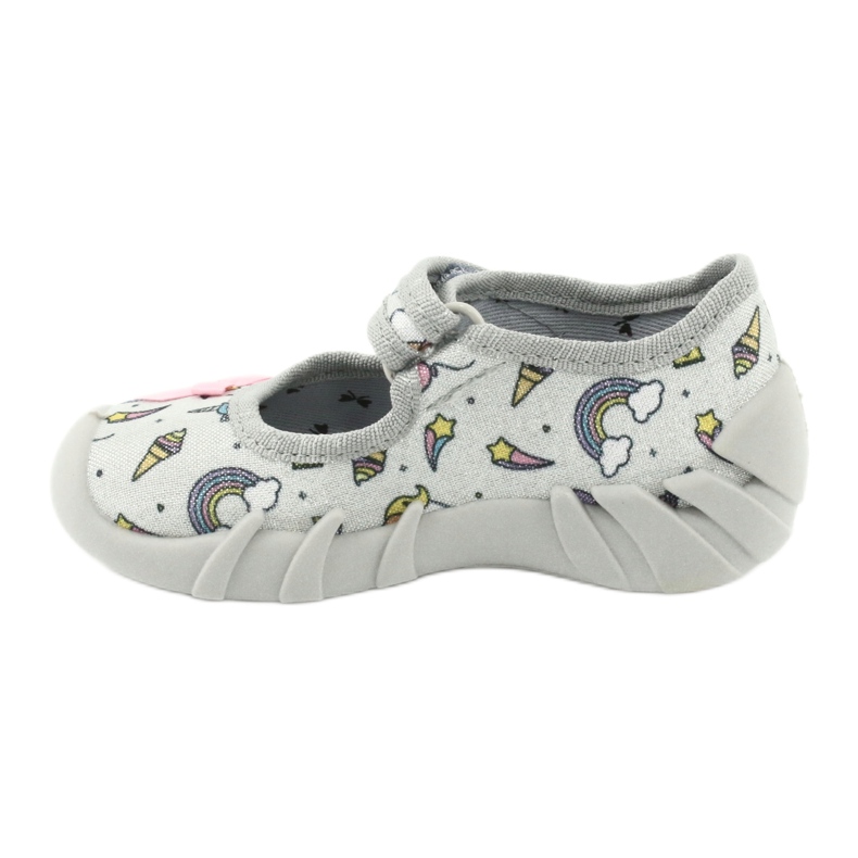 Befado Kinderschuhe 109P199 grau mehrfarbig 2