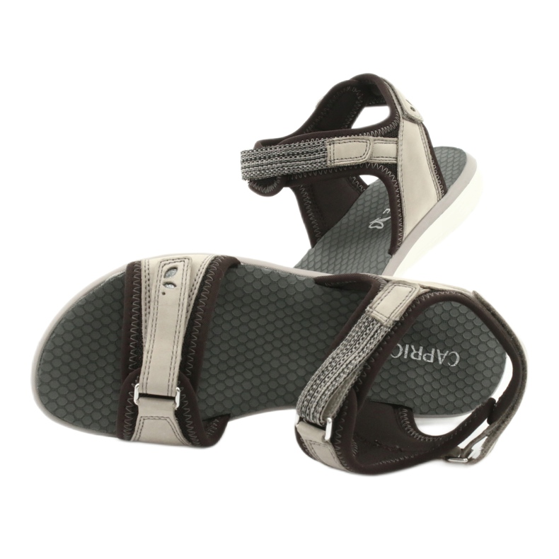 Bequeme Sportsandalen Caprice 28606 beige braun 6