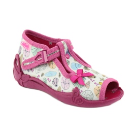 Befado Kinderschuhe 213P117 rosa mehrfarbig 2