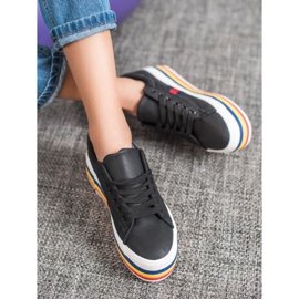 SHELOVET Sportschuhe auf der Plattform schwarz mehrfarbig 2