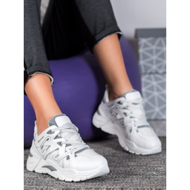 Small Swan Pohodlné Sneakers von Eco Kůže grau 1