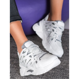 Small Swan Pohodlné Sneakers von Eco Kůže grau 2