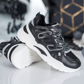 Small Swan Bequeme Sneakers aus Öko-Leder schwarz 2