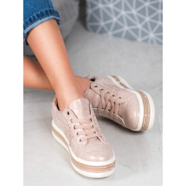 Bestelle Sneakers mit Zirkonia rosa 1
