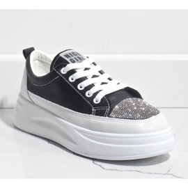 Schwarze Sneaker Sneakers verziert mit G140-1 1