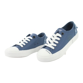 Big Star Schnür-Jeans-Sneaker FF274211 blau 3