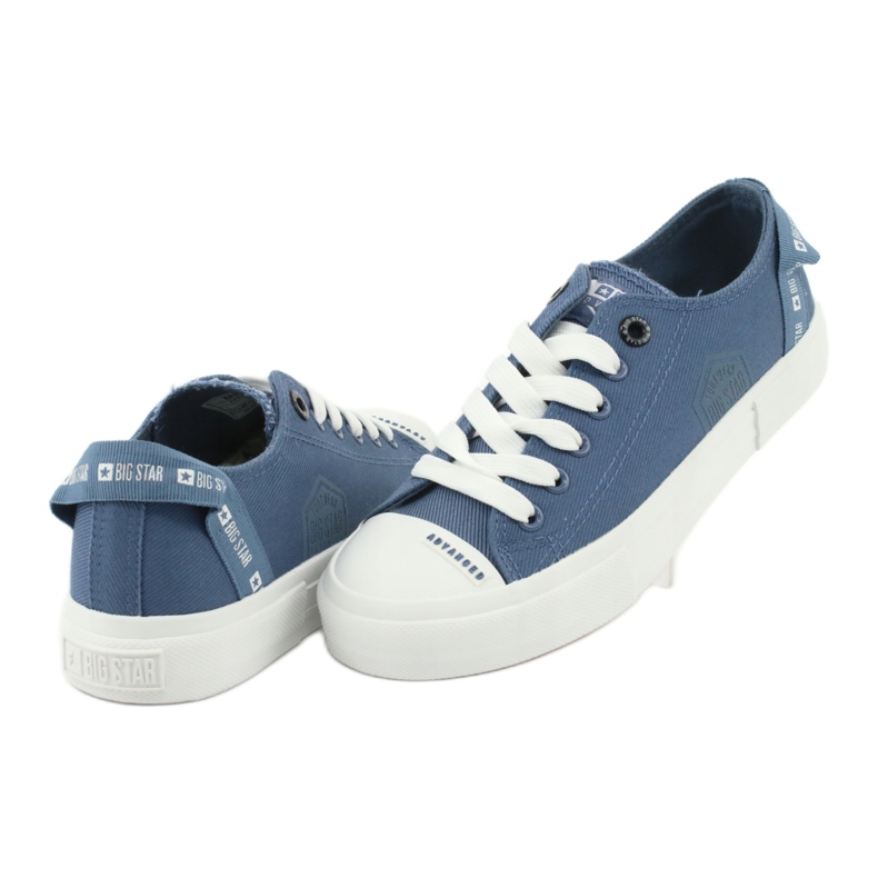 Big Star Schnür-Jeans-Sneaker FF274211 blau 4