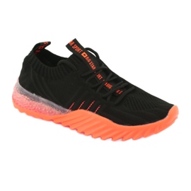 Big Star Sportschuhe zum Hineinschlüpfen / Schnüren FF274342 farblos schwarz orange 1