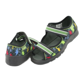 Befado Kinderschuhe 969X140 rot blau grau grün gelb 4