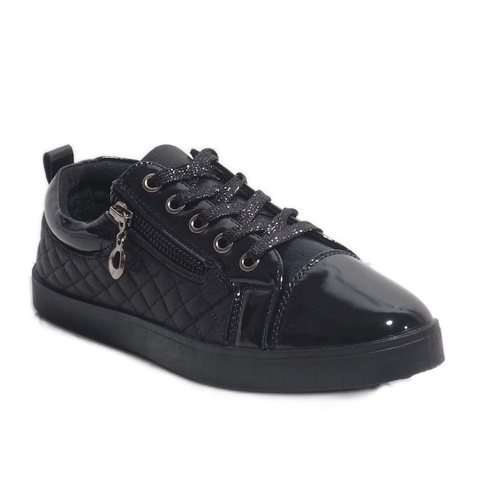 Schwarze modische Damen-Sneaker R19-11 1