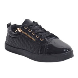 Schwarze modische Damen-Sneaker R19-2 1