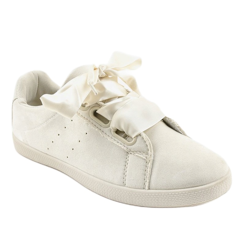 AM-8105 beige Wildleder-Sneakers 1