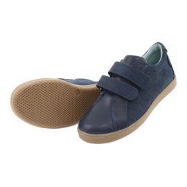 Jungenschuhe mit Klettverschluss Mazurek 1235, Marineblau 5
