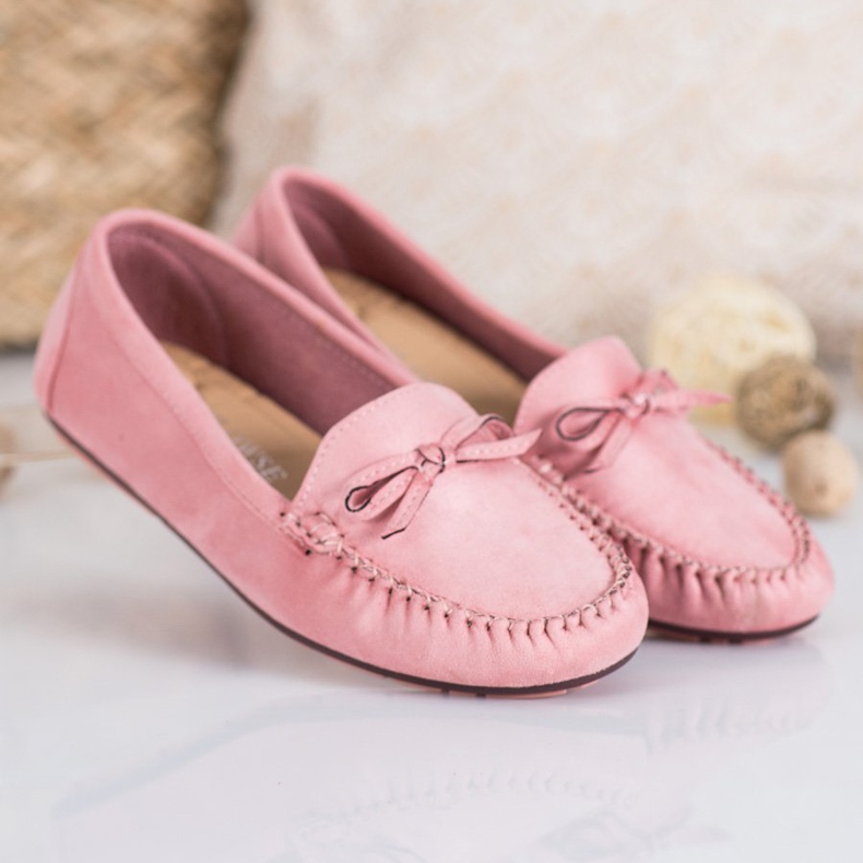 Clowse Powder Loafer mit Schleife rosa 2