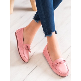 Clowse Powder Loafer mit Schleife rosa 1