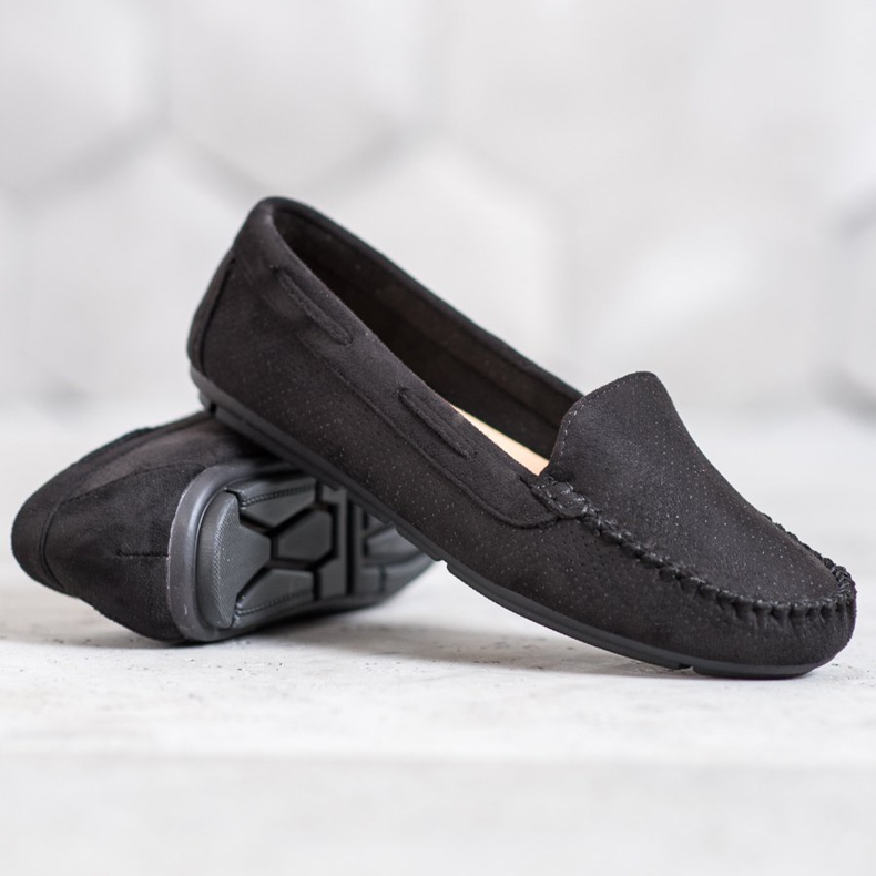 Clowse Schwarze Wildleder-Loafer 2
