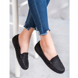 Clowse Textil-Loafer schwarz 1