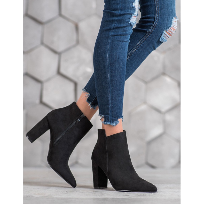 SHELOVET Stylische Stiefel schwarz 2