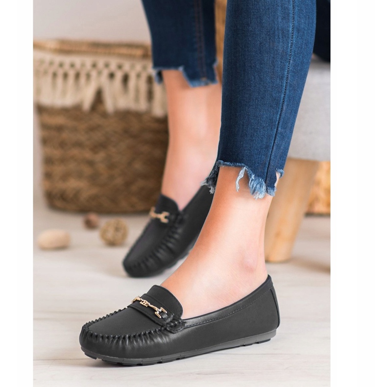 Fama Elegante Slipper schwarz 1