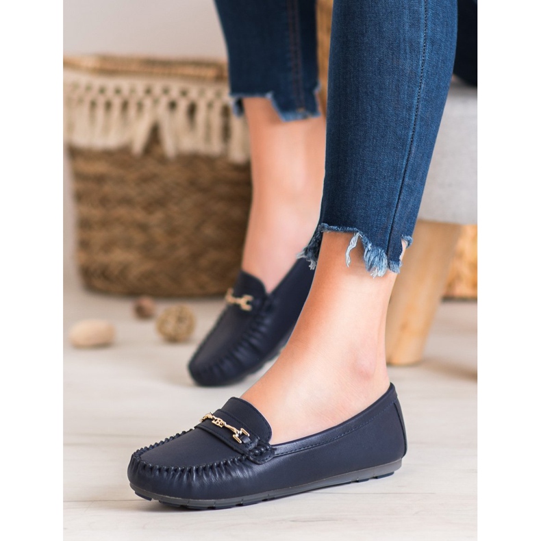 Fama Elegante Slipper marineblau blau 2