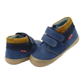 Jungen-Klettstiefel Mazurek 1355, Marineblau/Braun 4