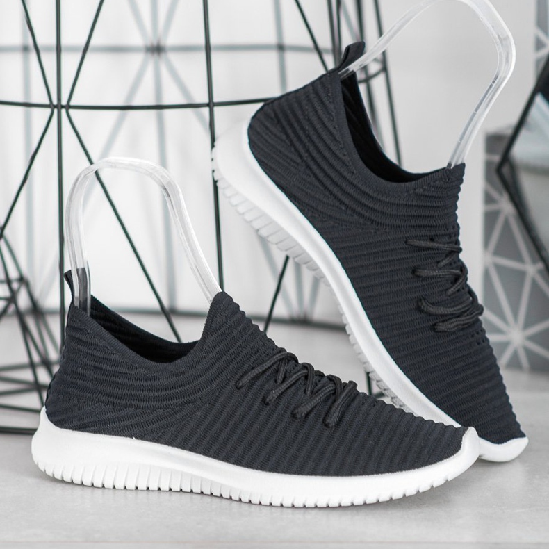 SHELOVET Slip-On Schuhe aus Textil schwarz 1