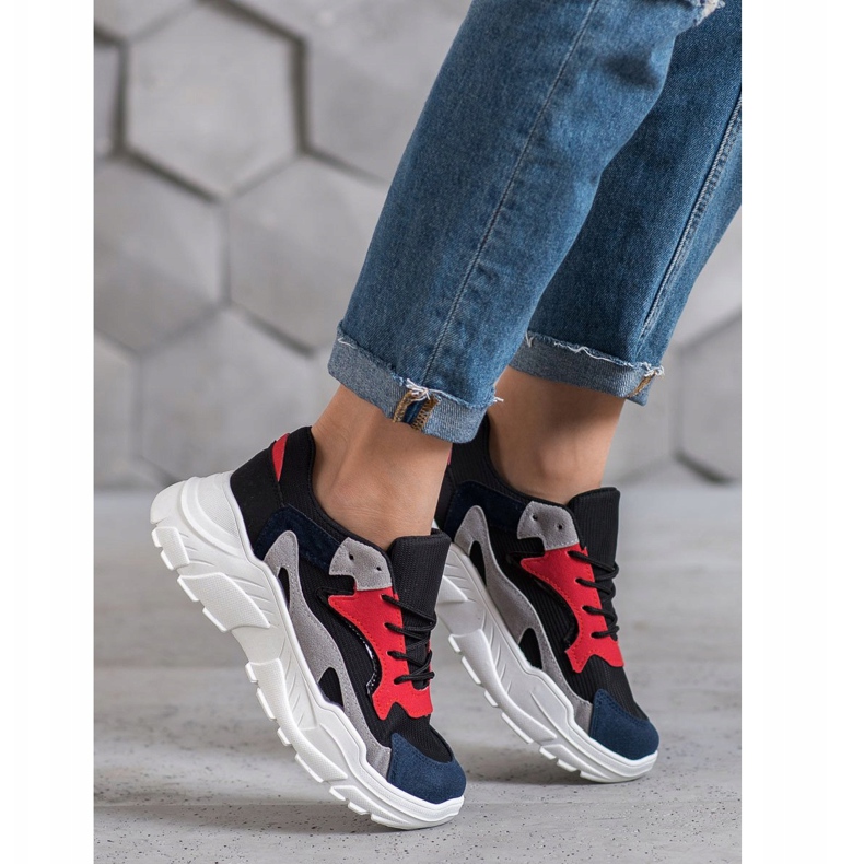 SHELOVET Textil-Sneakers mehrfarbig 2