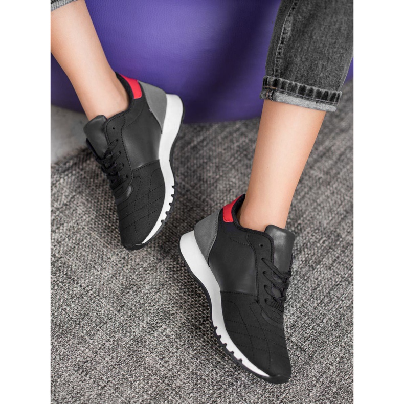 SHELOVET Sportschuhe schwarz rot mehrfarbig 2