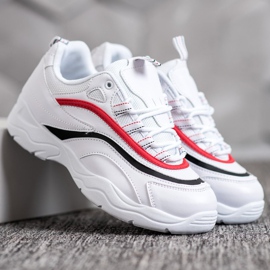 SHELOVET Klassische weiße Turnschuhe 1