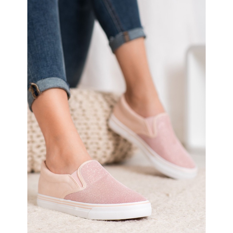Yes Mile Rosa Slip-On-Sneakers 2