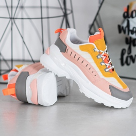 SHELOVET Modische Schuhe auf der Plattform mehrfarbig 1