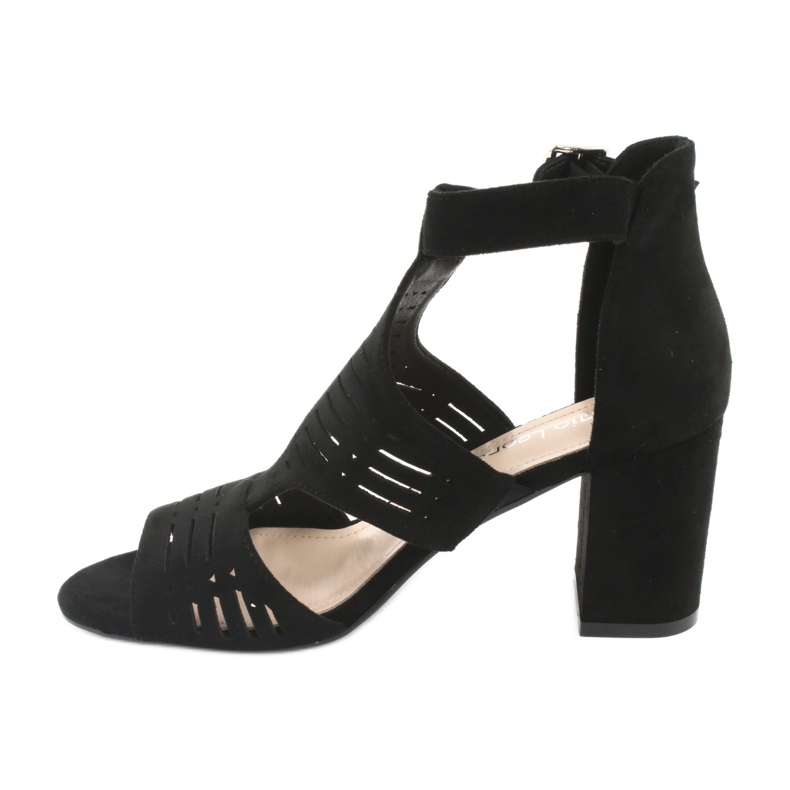 Sergio Leone SK903 Wildledersandalen schwarz 2