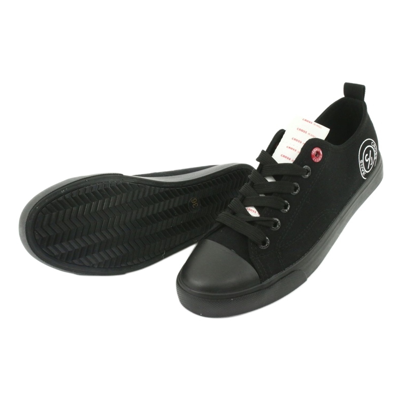 Cross Jeans Gebundene Sneakers FF2R4020 Schwarz 4