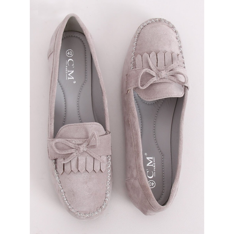 Grau Classic Damen-Loafer 77-202 Grau 1