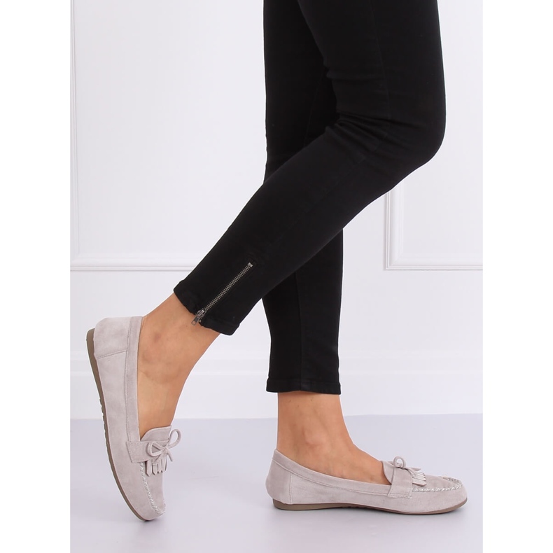 Grau Classic Damen-Loafer 77-202 Grau 2