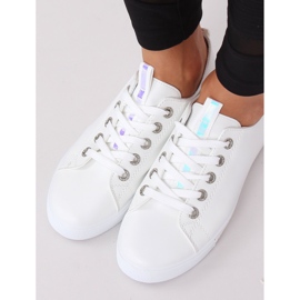 Weiße Damen Sneakers 6308 Weiß 1