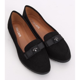 Schwarze Damen-Loafer W-177 Schwarz 2