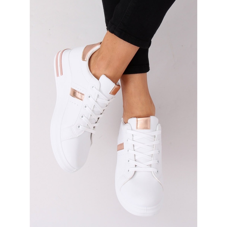 Weiße Damen Sneaker CC-13 Champagner 1