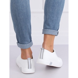 Weiße und graue Schnürsneaker BB77 Grey 2